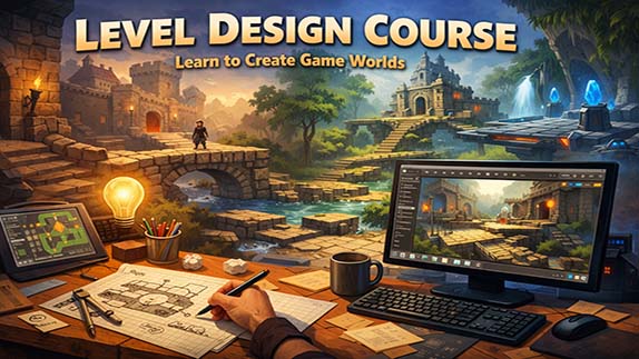 Level Design Course: A Complete Beginner’s Guide to Designing Game Worlds