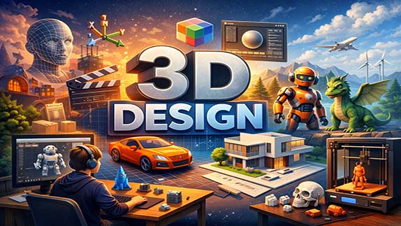 A Beginner’s Guide to 3D Design: From Basics to Practical Applications