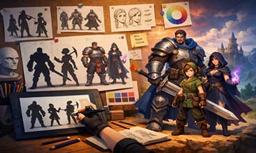Character Design for Games: A Beginner’s Guide to Creating Memorable Game Characters